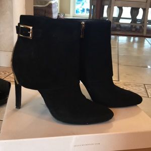 Jessica Simpson suede booties